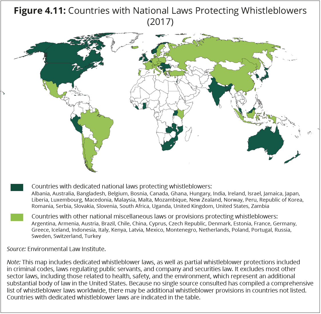 Environmental Rule of Law: First Global Report Map